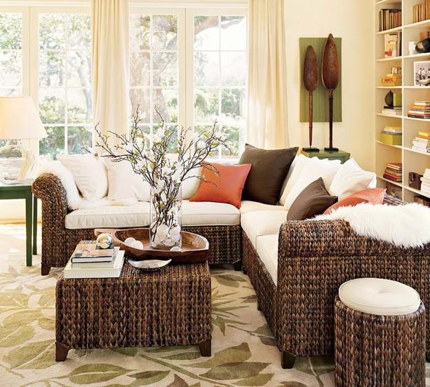 25 Ideas for Modern Interior Decorating with Rattan Furniture and Decor