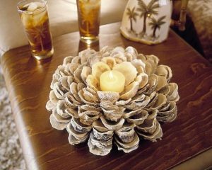 seashell table centerpiece ideas and sea shell crafts