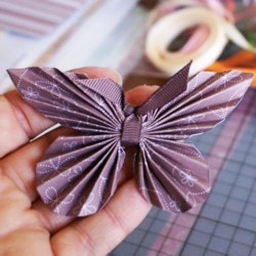 paper crafts for decorating gifts with butterflies 