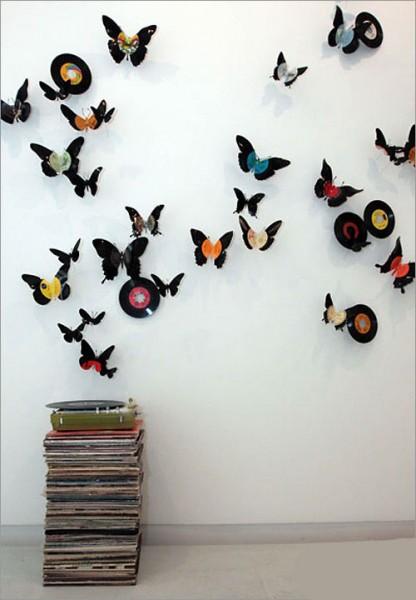 Handmade Butterflies Decorations  on Walls  Paper  Craft  Ideas