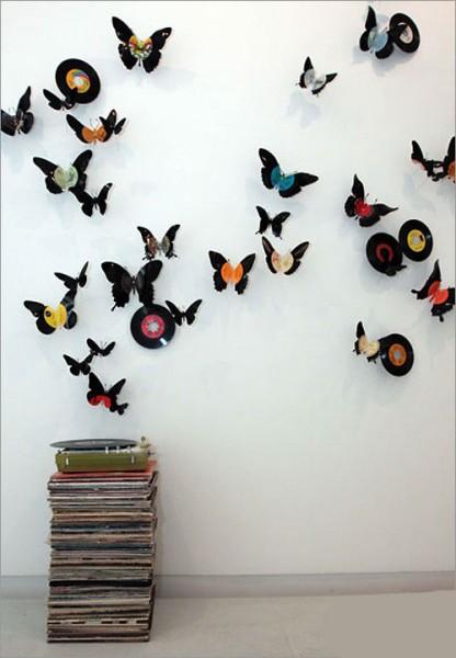 Handmade Butterflies Decorations on Walls  Paper Craft Ideas