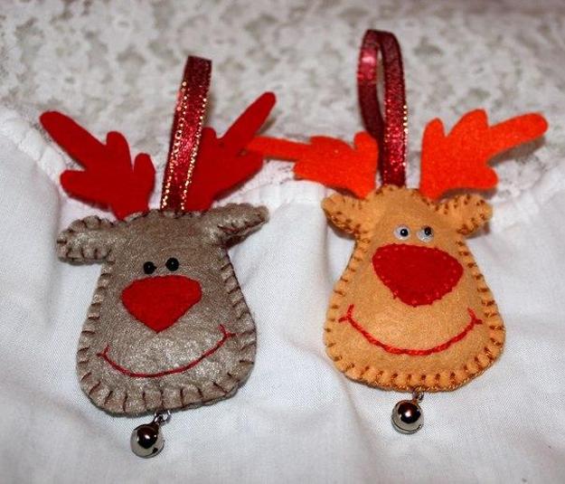 22 Felt Christmas Crafts, Homemade Christmas Tree Decorations