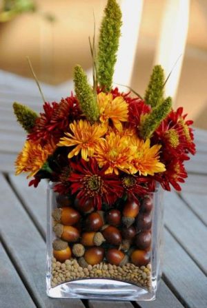fall flower arrangements and thanksgiving table decorations