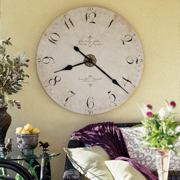 25 Ideas for Modern Interior Decorating  with Large  Wall  Clocks 