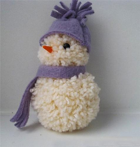 cute pompom christmas crafts