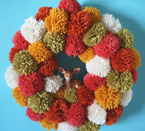 cute pompom christmas crafts