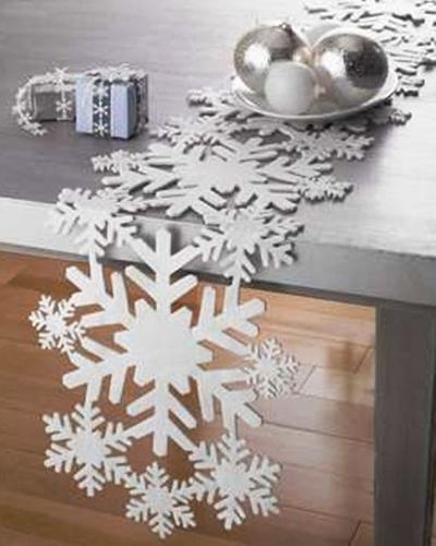 33 Ways to Use Snowflakes for Winter Home Decorating