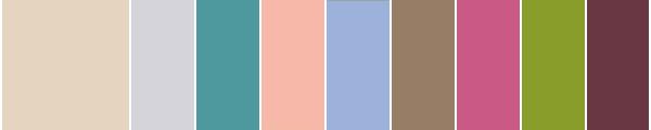 bedroom color scheme with pink and blue