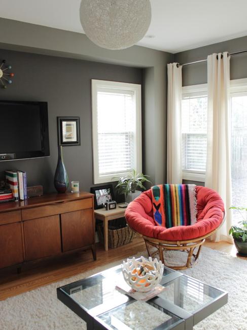 30 Cozy Ideas  for Modern Home Decorating  with Papasan Chairs