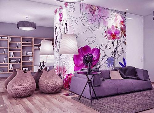 Modern Interior Decorating with Pink Color Combinations