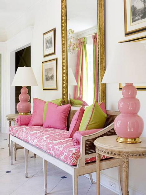 pink room colors and interior color schemes for home decorating