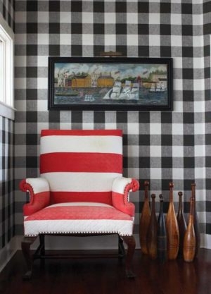 vichy check fabric patterns and country style decor ideas