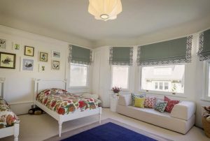 modern window treatment ideas for children bedroom decor