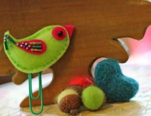 handmade decorations and felt crafts