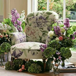 floral designs, textiles and modern wallpaper