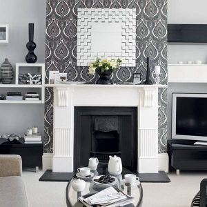 retro wallpapers and modern room decorating ideas