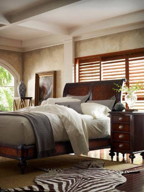 colonial british bedroom modern decor decorating furniture indies west interior stanley homes island tropical zebra living bedrooms interiors dark bed