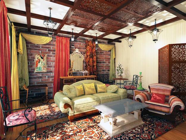 moroccan interior decor and room colors