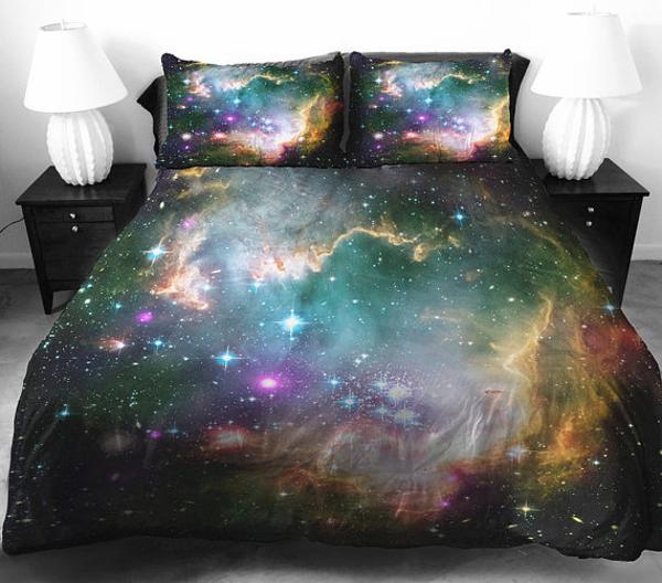 bedding sets space cosmos themed decor 3