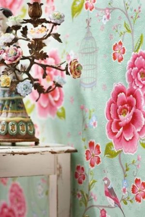 spring decorating with flowers, floral prints and flower designs