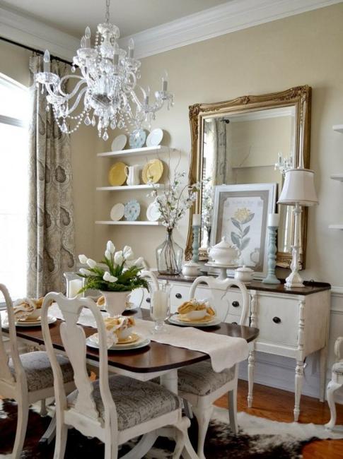 Vintage Dining Room Furniture : Rustic Dining Room Set : Then, its color and design remind you of an old movie from 1920, it is great for you who want to create nostalgic sensation throughout your dining room.