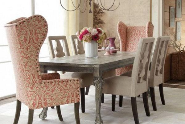 dining room decor in vintage style