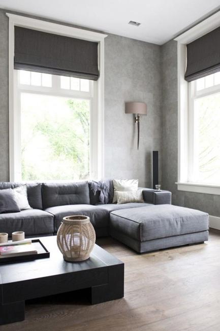 25 Modern Roman Shades for Beautiful Room Decorating