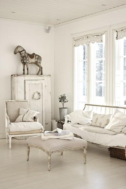 shabby chic decorating ideas living room