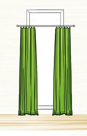 Window Coverings to Balance Proportions of Unusually Large Window Designs