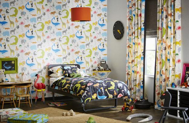 Modern Wallpaper Patterns Inspiring Children Bedroom Decorating Themes