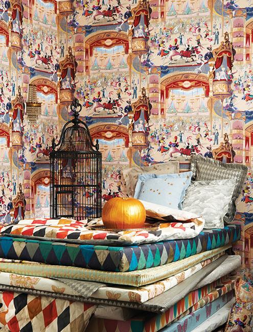 Charming, Modern Wallpaper for Kids Rooms, Playful Children Bedroom