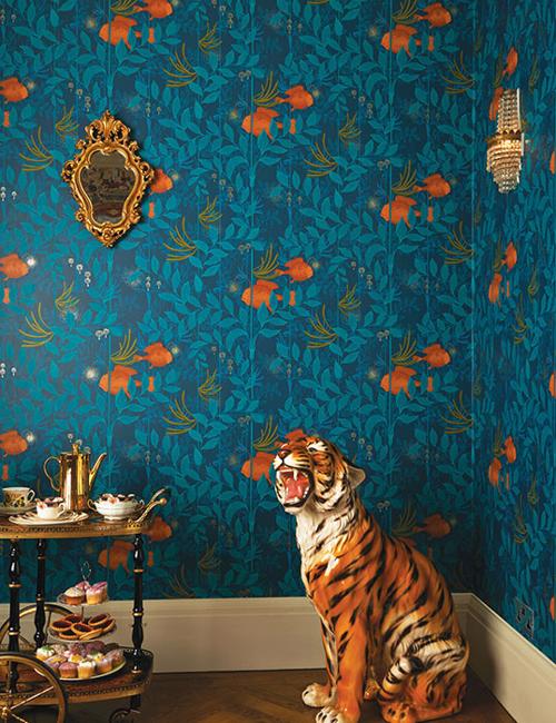 Charming, Modern Wallpaper for Kids Rooms, Playful Children Bedroom