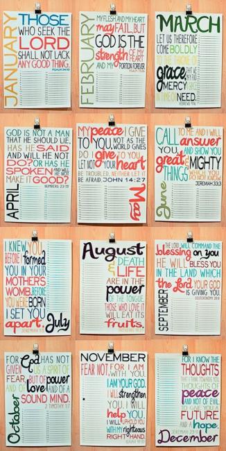 20 cheap ideas to create diy calendars for unique wall decoration