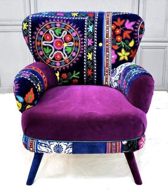 purple chair