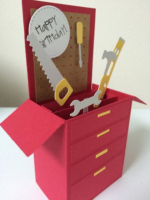 diy fathers day cards, creative paper crafts for kids and