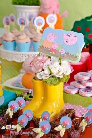 kids party ideas floral centerpieces decorations