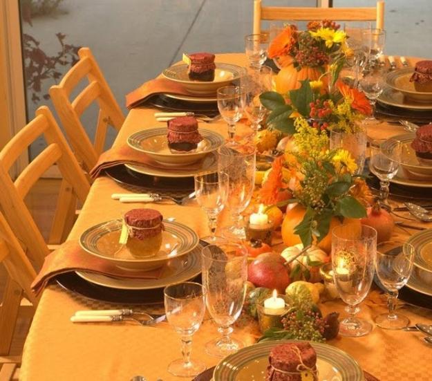 Floral Table Centerpieces, Last Minute Thanksgiving Decorating Ideas