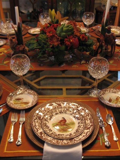 Thanksgiving Table Decoration, Turkey Day Decor