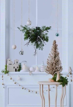 neutral colors christmas decor