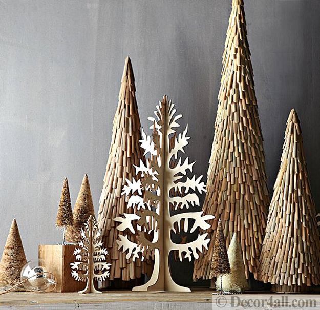 miniature winter trees