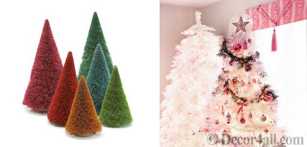 Pink Color Trends in Christmas Tree Decorating, Stylish and Romantic ...