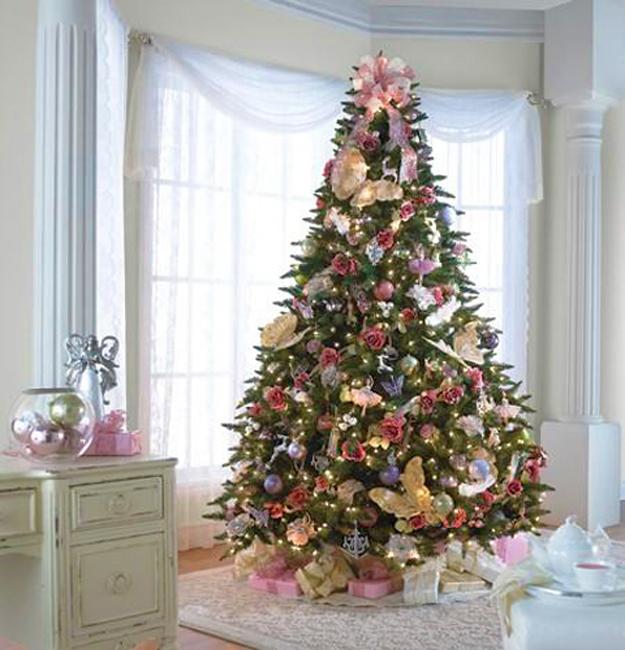 Pink Color Trends in Christmas Tree Decorating, Stylish ...