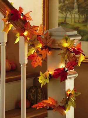 handmade garland fall decorations