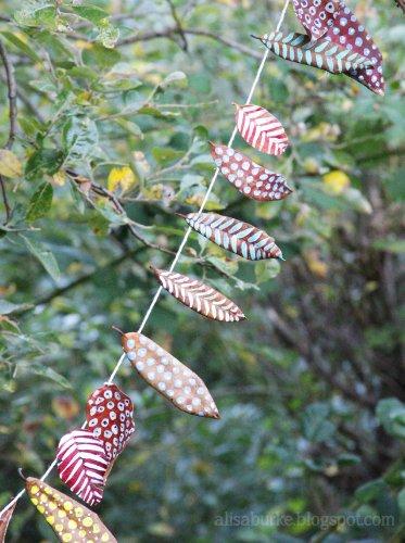 painted leaves