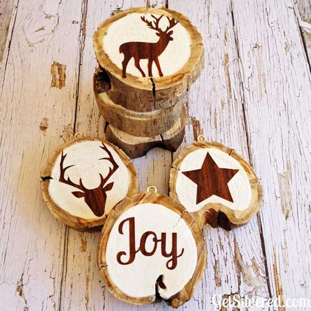 wooden christmas decorations