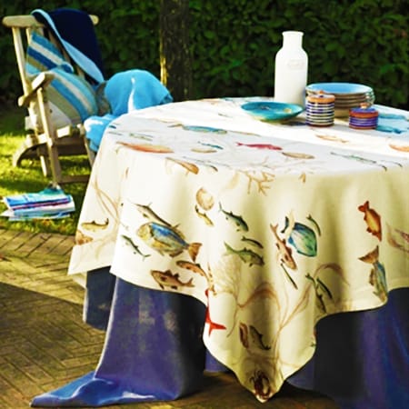 fish tablecloth