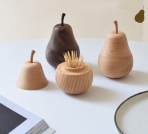 woodcraft ideas wooden pear decorations